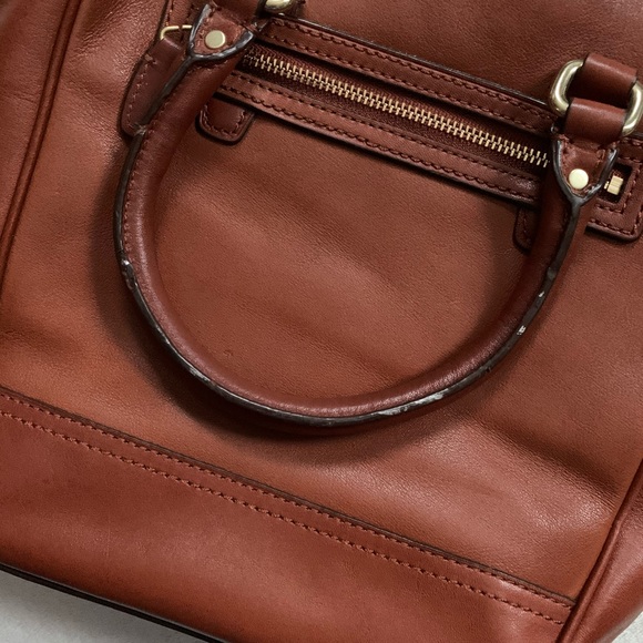 Coach Medium Leather Crossbody Tote - Picture 8 of 11